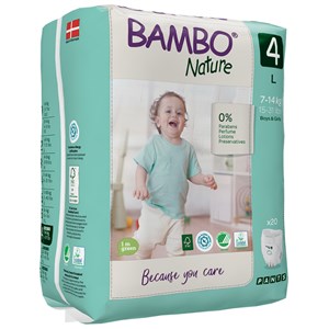 Bambo Nature No:4 Alıştırma Külodu 7-14 kg (20 adet)