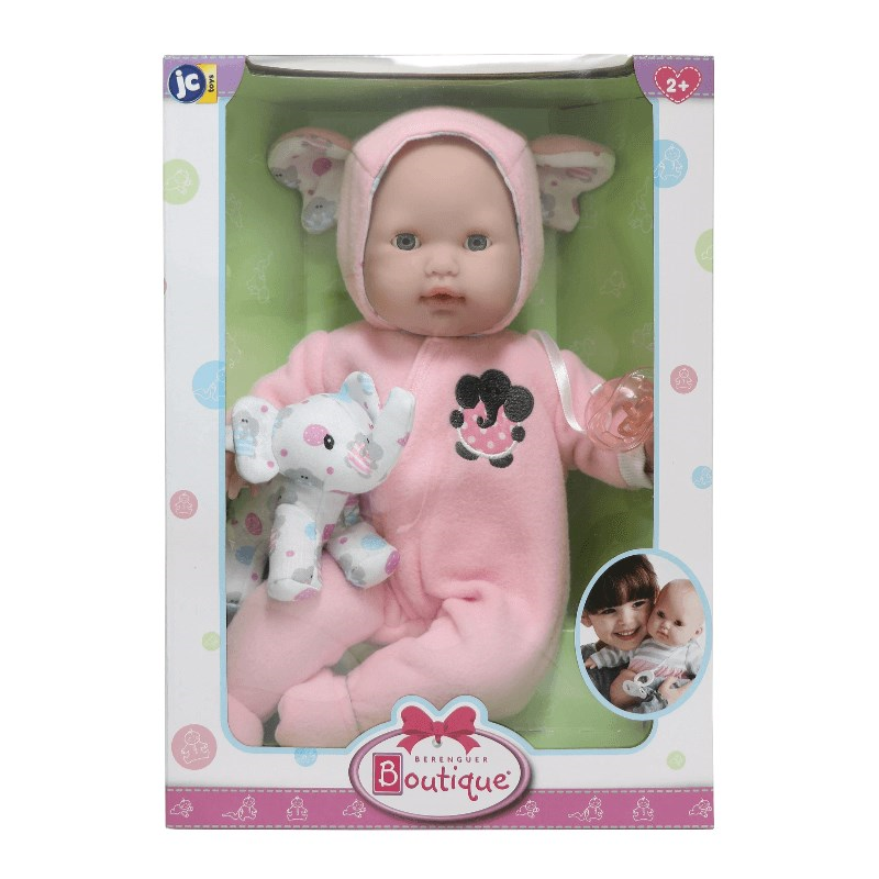 Berenguer Boutique Oyuncak Bebek 38 cm-Pembe Fil 
