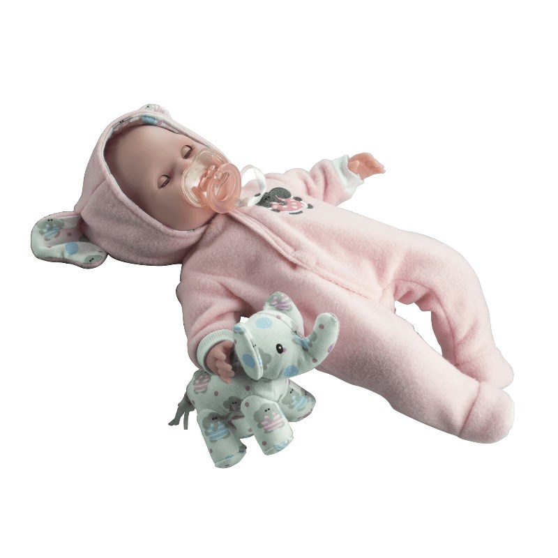 Berenguer Boutique Oyuncak Bebek 38 cm-Pembe Fil 