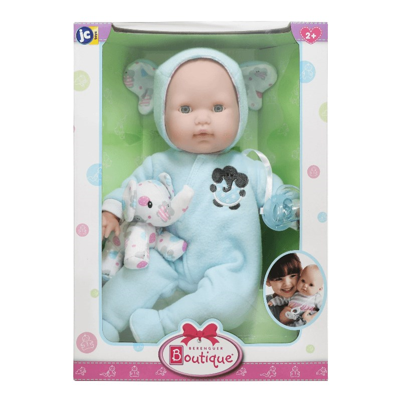 Berenguer Boutique Oyuncak Bebek 38 cm- Mavi Fil 