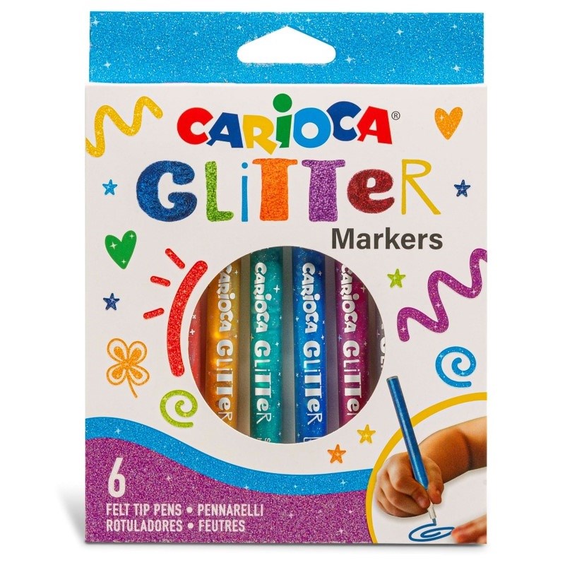 Carioca Simli Keçeli Kalem 6 Adet 