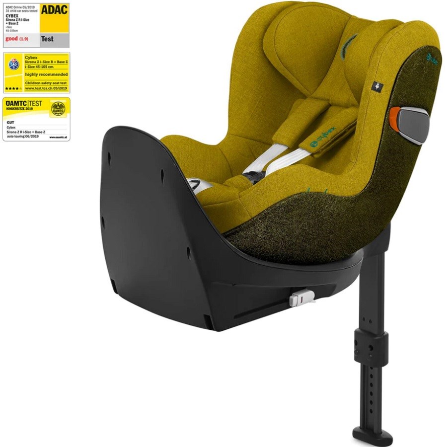 Cybex Baza + Sirona Z i-size Plus 0-18 Kg Oto Koltuğu Mustard Yellow