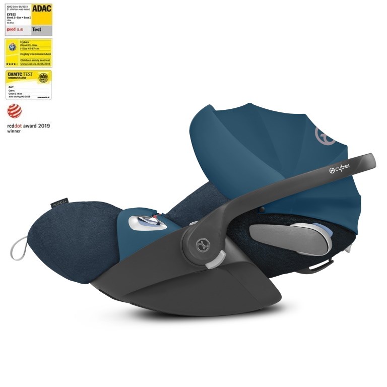 Cybex Cloud Z isize Plus Tam Yatışlı Ana Kucağı Mountain Blue Orjinal