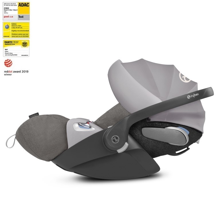 Cybex Cloud Z isize Plus Tam Yatışlı Ana Kucağı Soho Grey