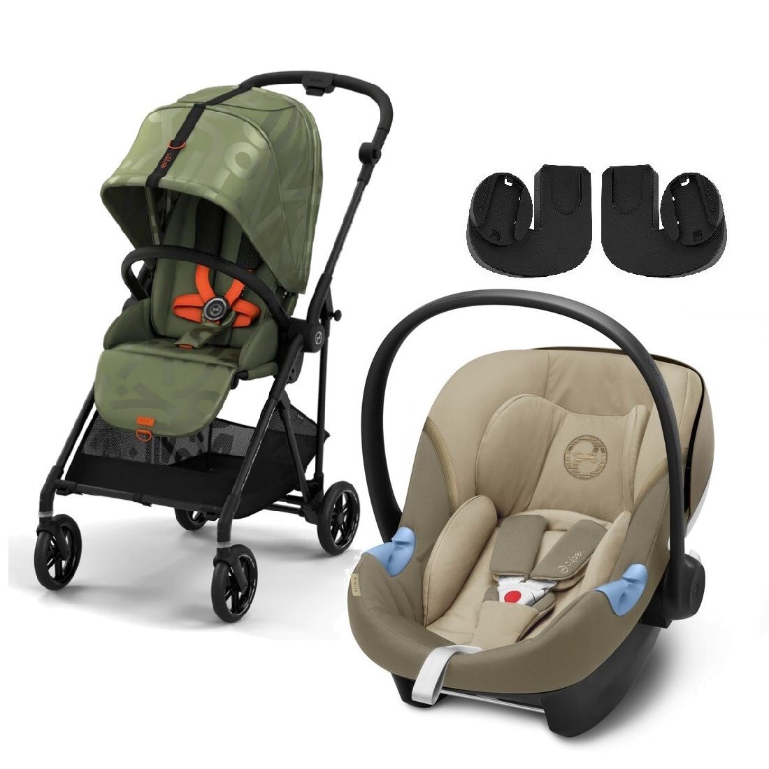 Cybex Melio Bebek Arabası Street + Cybex Aton M Ana Kucağı