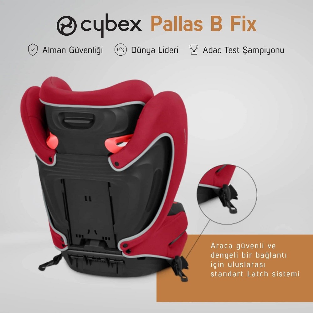 Cybex Pallas B-Fix 9-36 kg Oto Koltuğu (Baby Blue) 