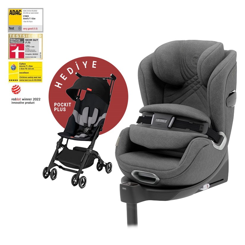 Cybex Anoris T i-Size Oto Koltuğu Soho Grey