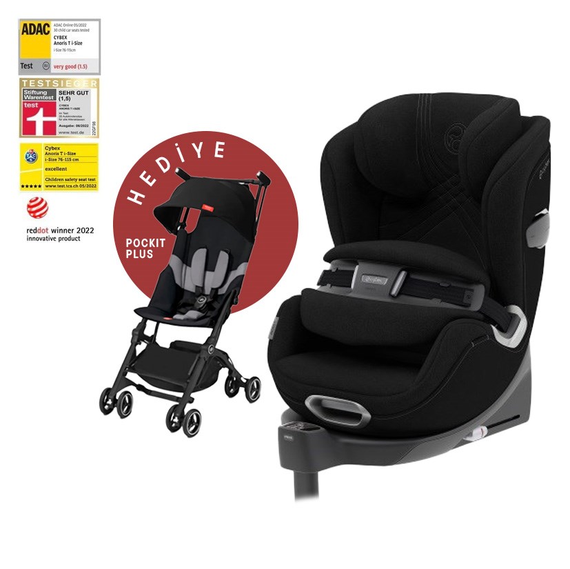 Cybex Anoris T i-Size Oto Koltuğu Deep Black