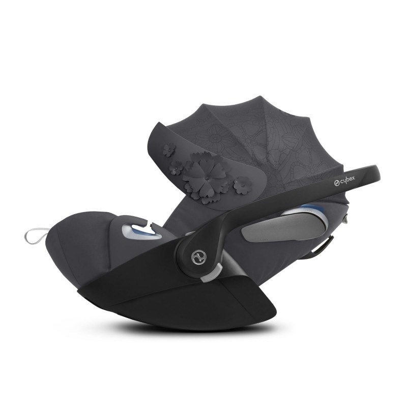 Cybex Cloud Z isize Tam Yatışlı Ana Kucağı Simply Flowers Grey Orjinal