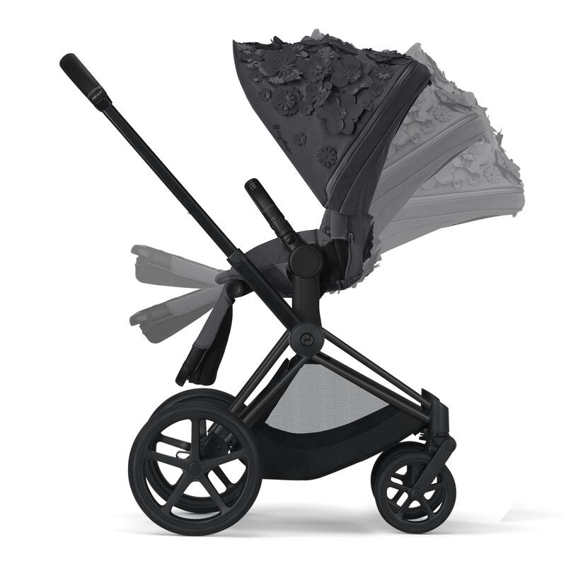 Cybex Priam Bebek Arabası Chrome Black Simply Flowers  