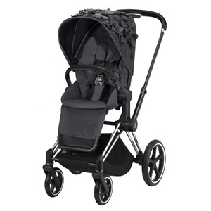 Cybex Priam Bebek Arabası Chrome Black Simply Flowers 