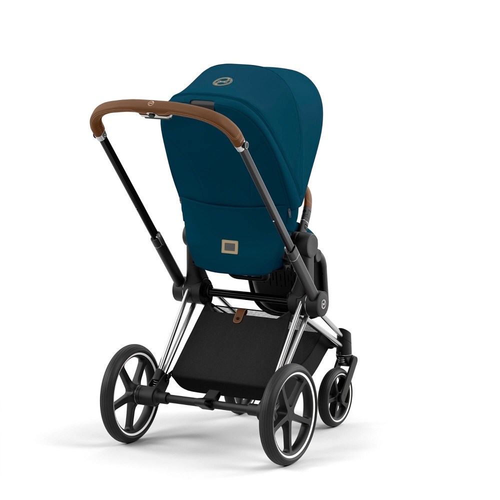 Cybex Priam Bebek Arabası Chrome Brown Mountain Blue 