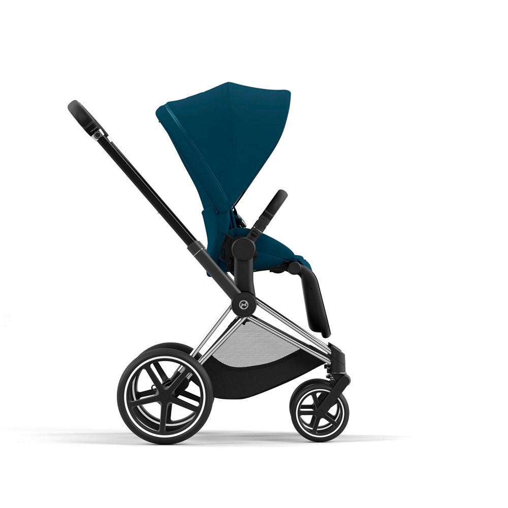 Cybex Priam Bebek Arabası Chrome Brown Mountain Blue 
