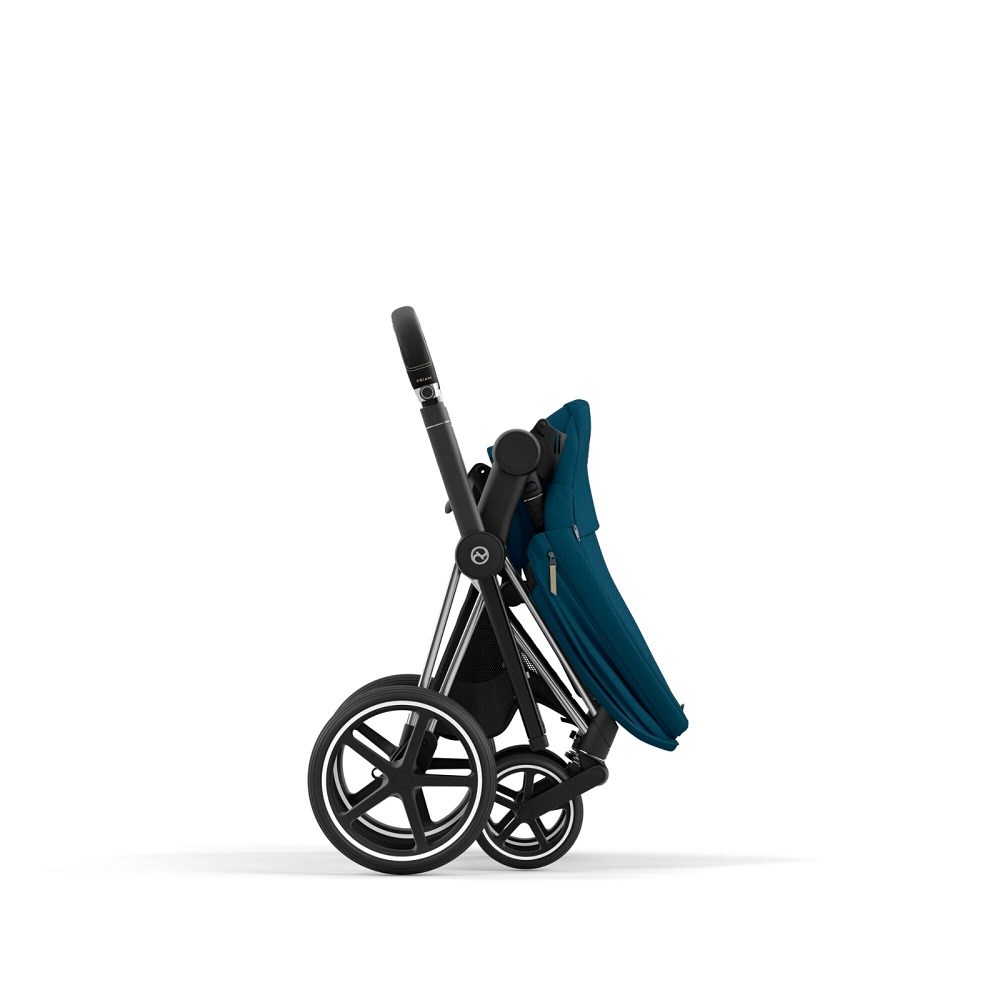 Cybex Priam Bebek Arabası Chrome Brown Mountain Blue 