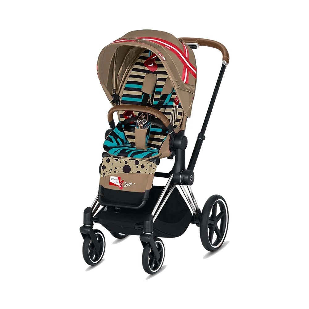 Cybex Priam Bebek Arabası Chrome Brown One Love Özel Seri