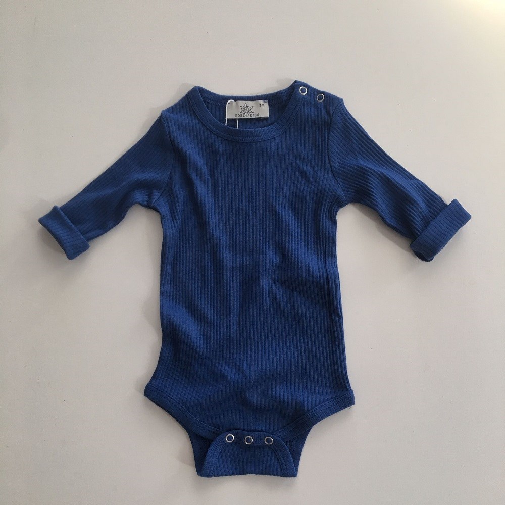 Edelweiss Bebek Uzun Kol Body Mavi