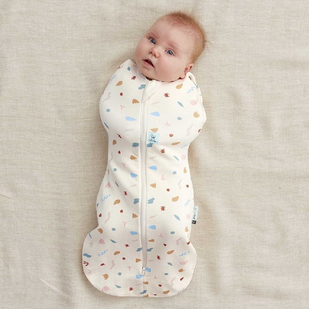ErgoPouch Organik Kundak Tulum 1.0 Tog Desert Bloom Krem