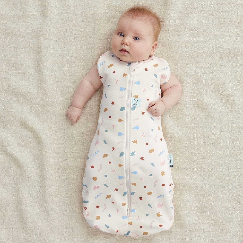 ErgoPouch Organik Kundak Tulum 1.0 Tog Desert Bloom Krem