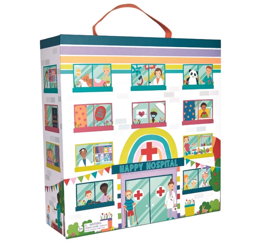 Floss Rock Ahşap Figürlü Oyun Kutuları - Happy Hospital 