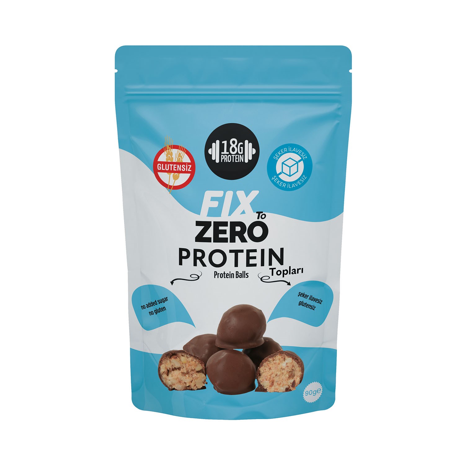 Fix To Zero Protein Meyve Topları 90 gr 