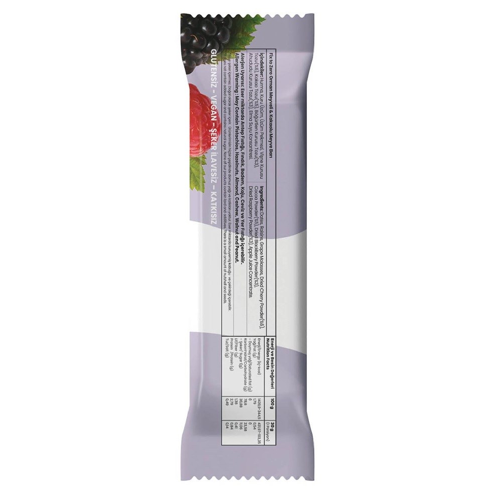 Fix To Zero Orman Meyveli Meyve Barı 30 gr 
