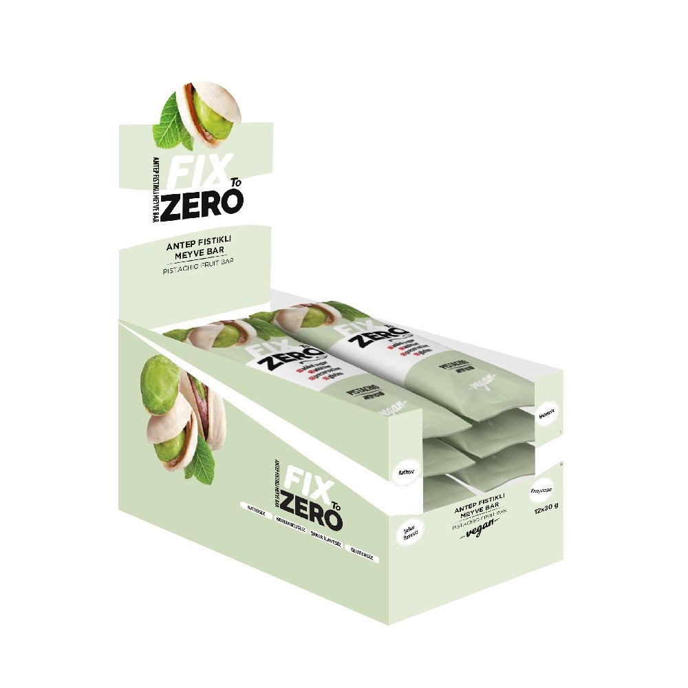 Fix To Zero Antep Fıstıklı Meyve Barı 30 gr 
