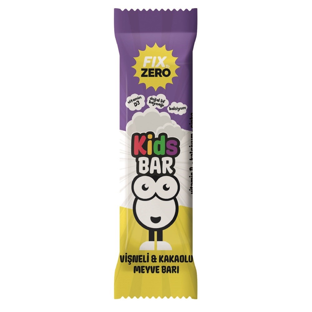 Fix To Zero Vişneli ve Kakaolu Meyve Barı 30 gr 