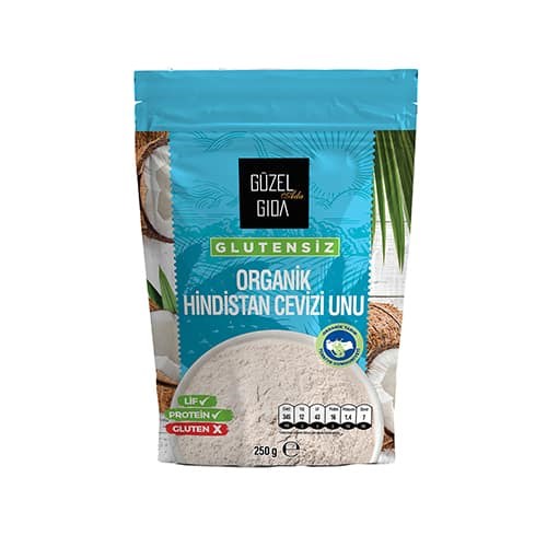 Güzel Gıda Organik Glutensiz Hindistan Cevizi Unu 250 gr 
