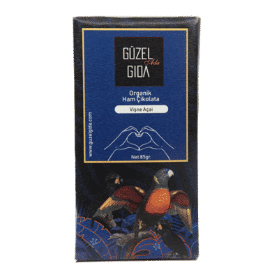 Güzel Gıda Organik Vişne Açai Çikolata Bar 85 gr 