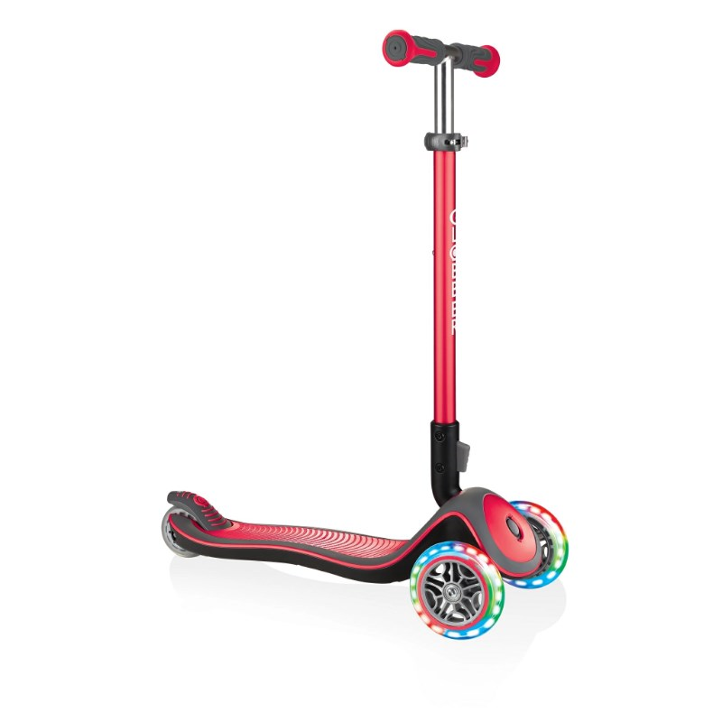Globber Scooter Elite Deluxe Işıklı Kırmızı 3 Yaş + 