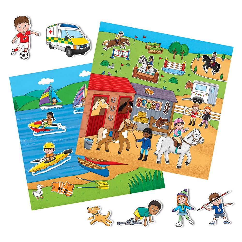 Galt Reusable Stıcker Book Sports 3 Yaş+ Orjinal