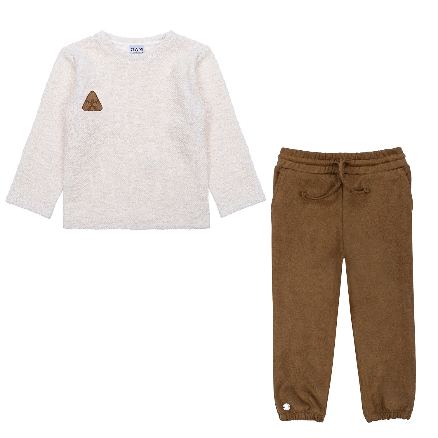 Gami Çocuk Sweat Jogger Süet Pantolon 2'li Set Yeşil