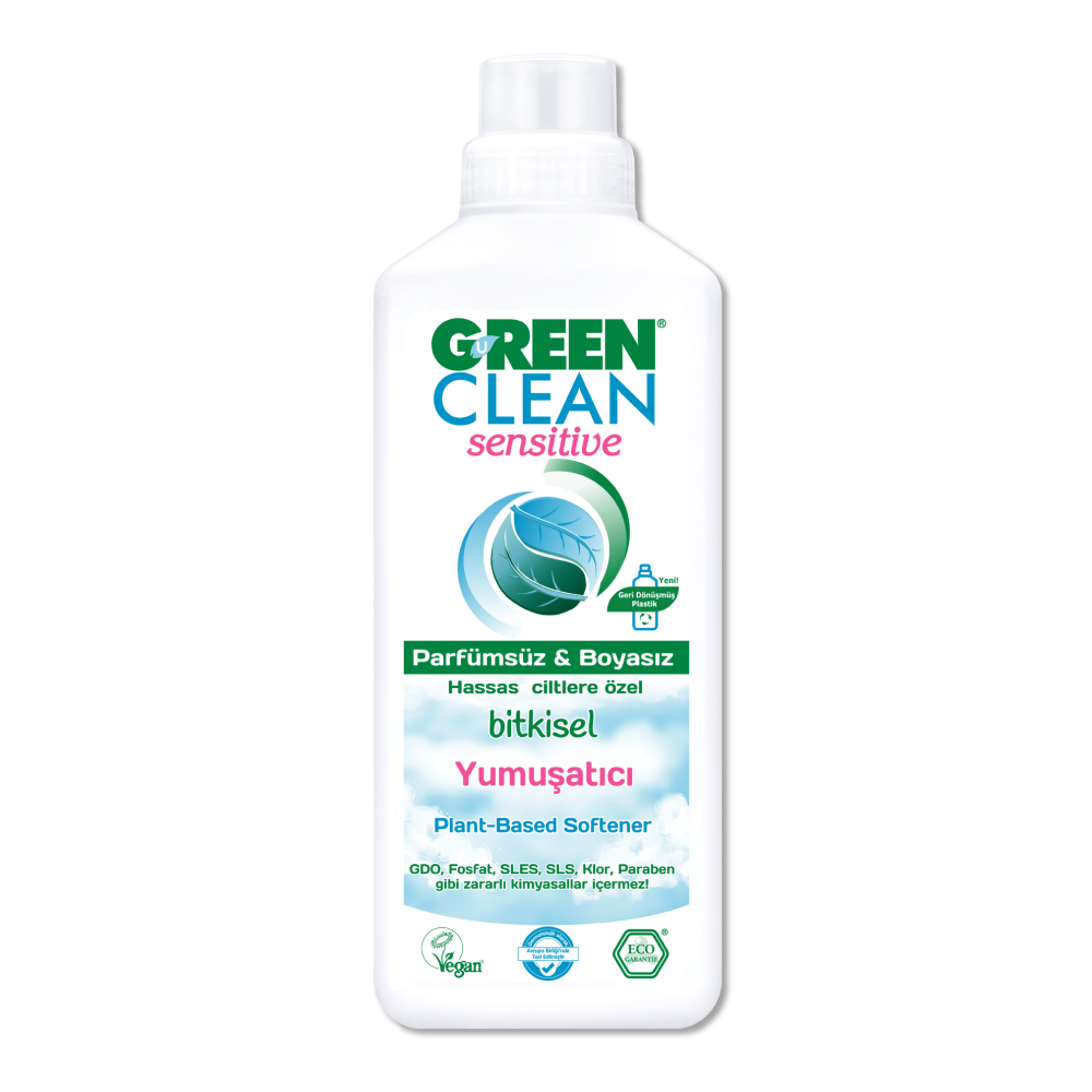 U Green Clean Sensitive Kokusuz Çamaşır Yumuşatıcısı 1000 ml 