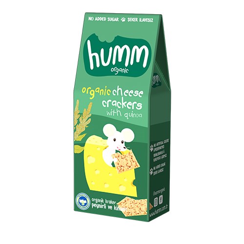 Humm Organik Peynirli Kinoalı Kraker 60 gr 
