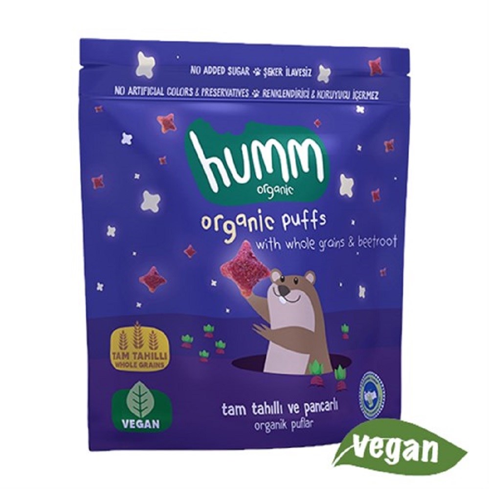 Humm Pancarlı Tam Tahıllı Vegan Puflar 