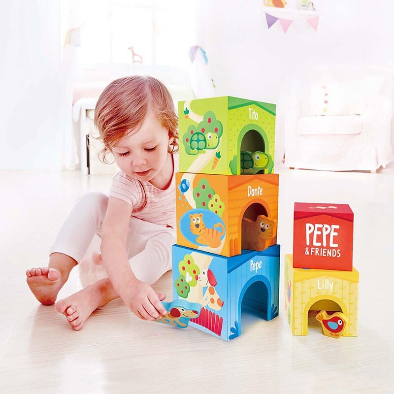 Hape Friendship Tower-Ahşap Küpler 