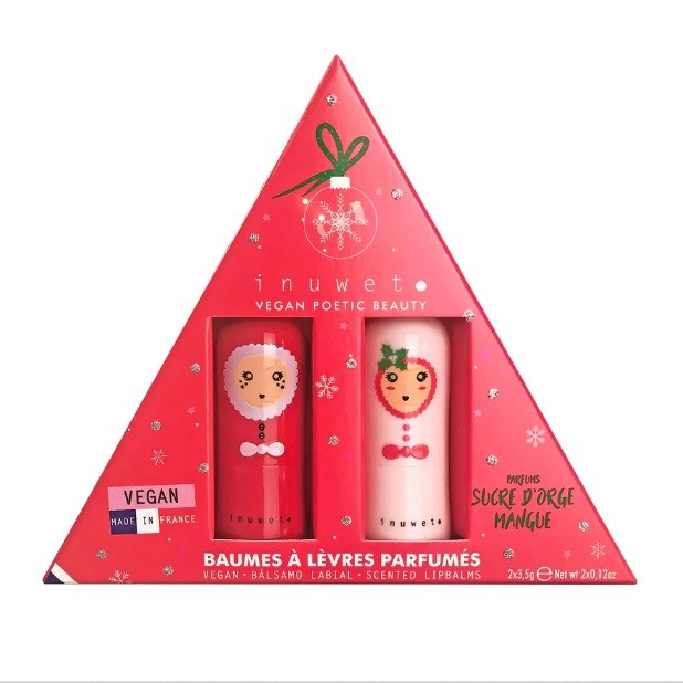 Inuwet Dudak Koruyucu Lip Balm Noel 2'li Set 