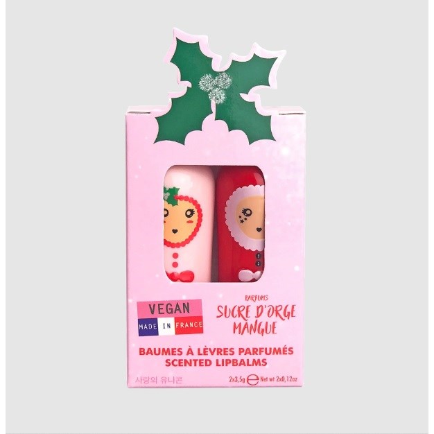Inuwet Dudak Koruyucu Lip Balm Houx Noel 2'li Set 