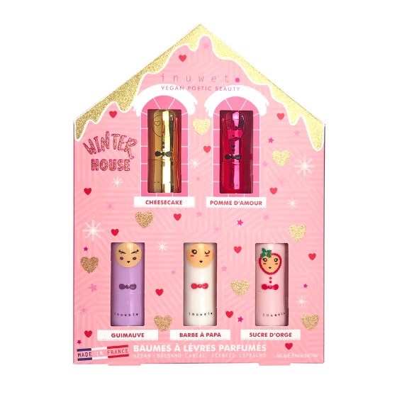 Inuwet Dudak Koruyucu Lip Balm Winter House 5'li Set 
