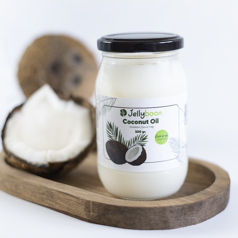 Jellyboon Soğuk Sıkım Hindistan Cevizi Yağı 