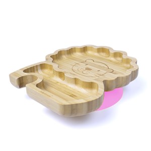 Jellyboon Bambu Aslan Vakumlu Tabak - Pembe