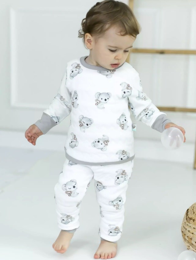 Kidzee Koala Pijama Takımı 1.5 Tog Beyaz