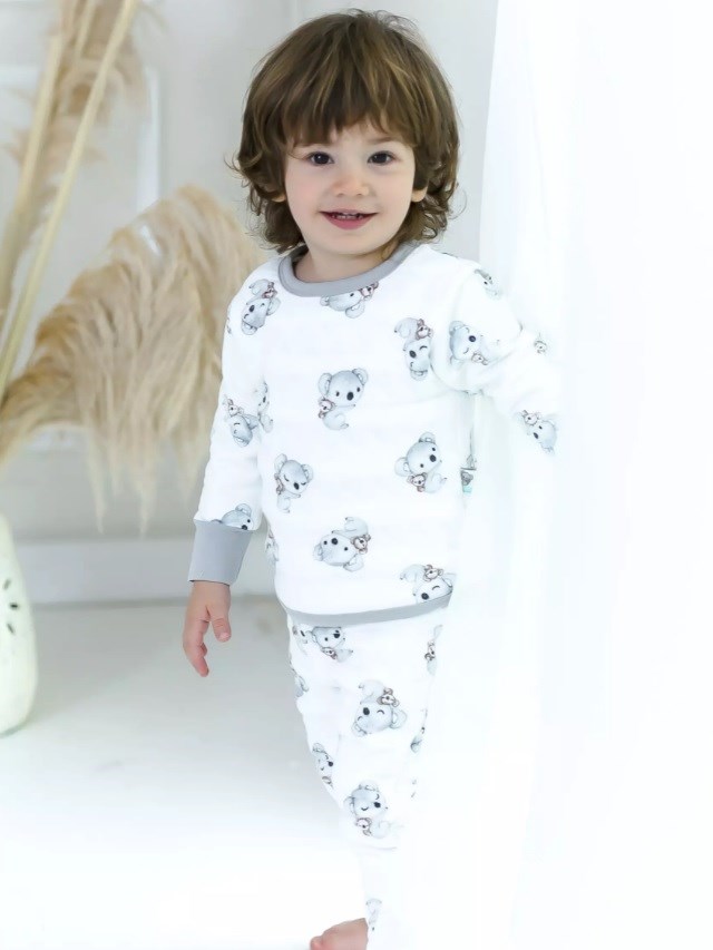 Kidzee Koala Pijama Takımı 1.5 Tog Beyaz