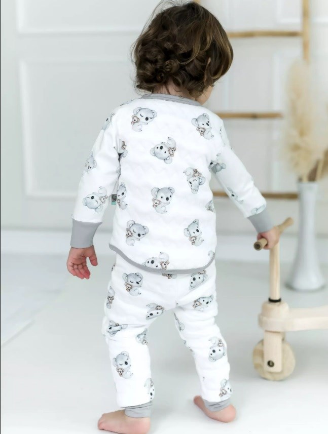 Kidzee Koala Pijama Takımı 1.5 Tog Beyaz