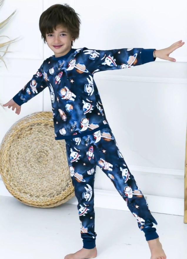 Kidzee Space Time Pijama Takımı 1.0 Tog Koyu Mavi