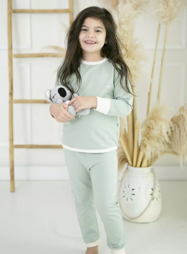 Kidzee Sage Pijama Takımı 1.0 Tog Yeşil