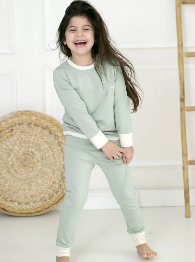 Kidzee Sage Pijama Takımı 1.0 Tog Yeşil