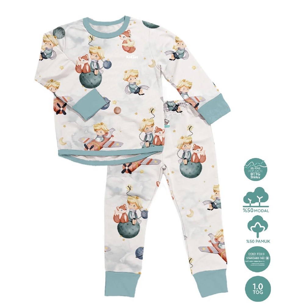 Kidzee Little Prince Pijama Takımı 1.0 Tog Mavi