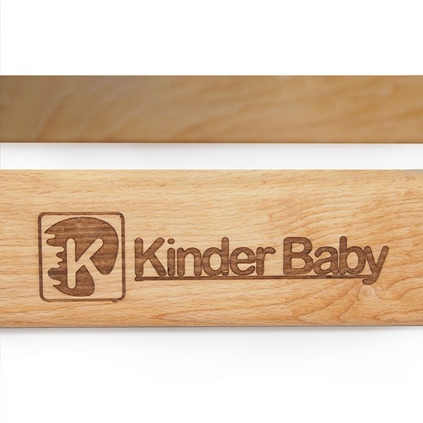 Kinder Baby Qozee Ev Tipi Ahşap Ana Kucağı Bej 