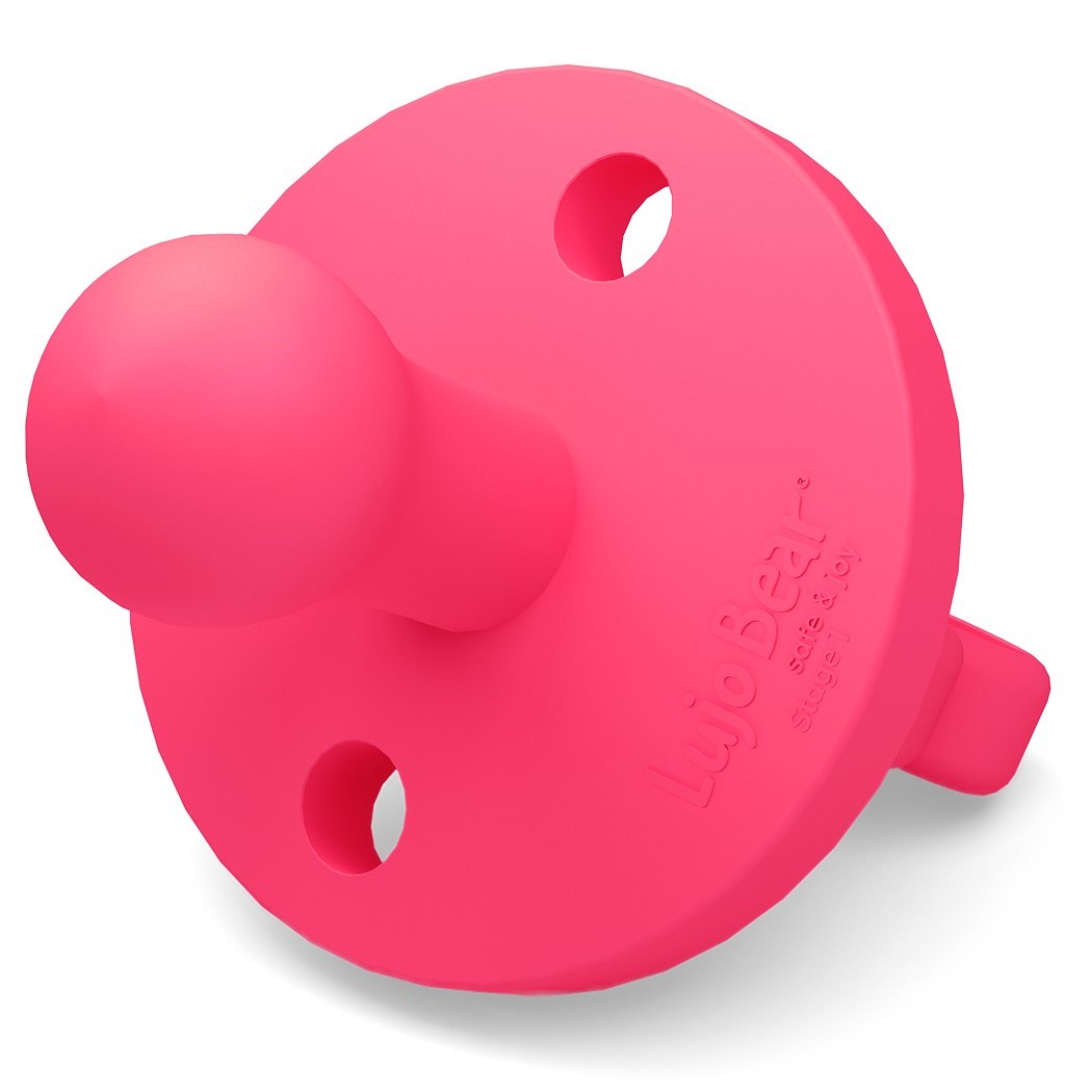 Lujo Bear Emzik - Diş Kaşıyıcı Pembe (Stage 1) 